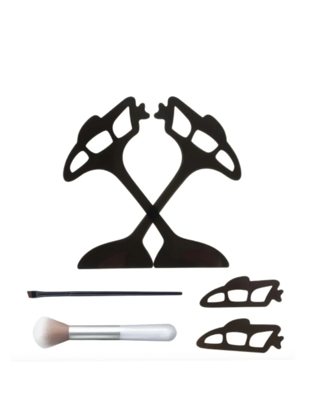 Eyeshadow Stencil And Brush Set for Eye Makeup
